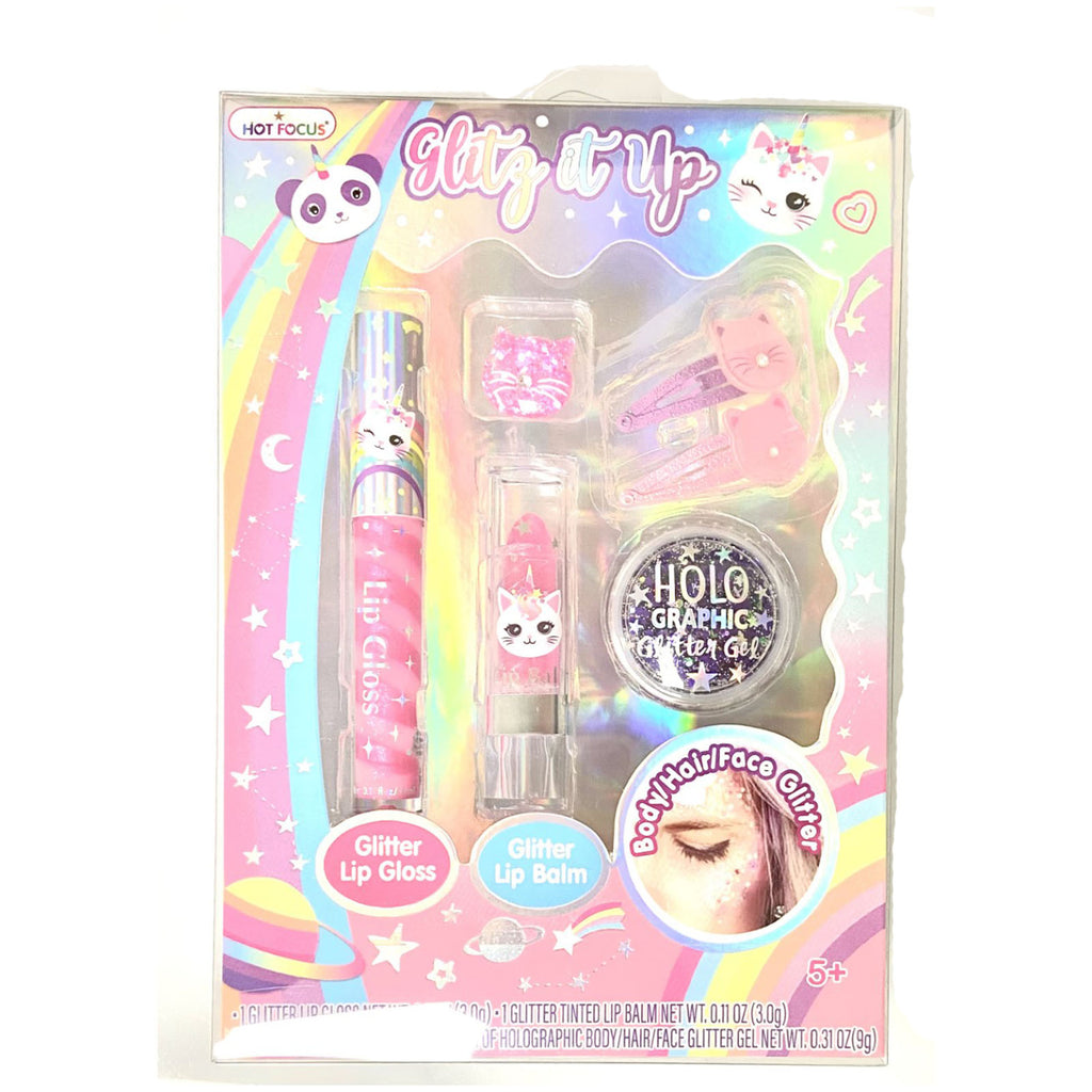 Hot Focus Caticorn Glitz It Up Cosmetic Set