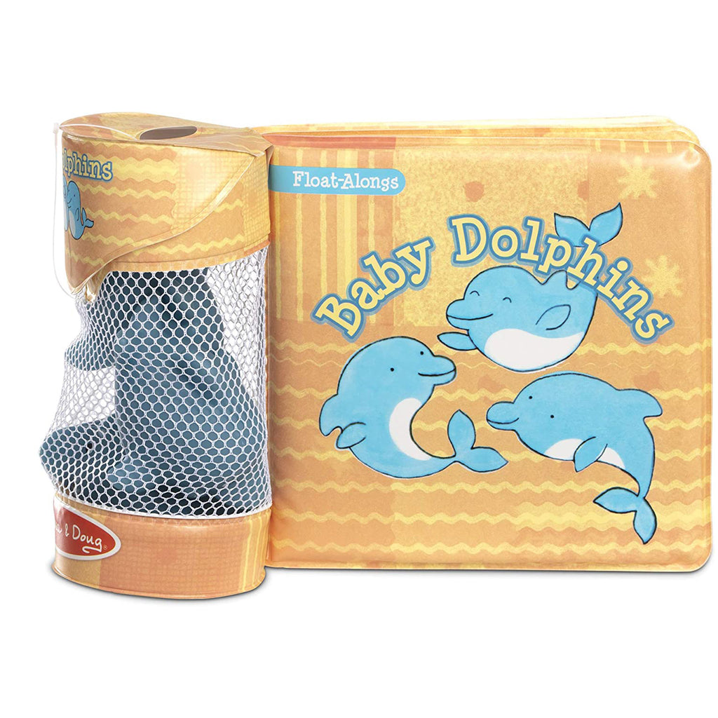 Melissa And Doug Float-Alongs Baby Dolphins Soft Book Set