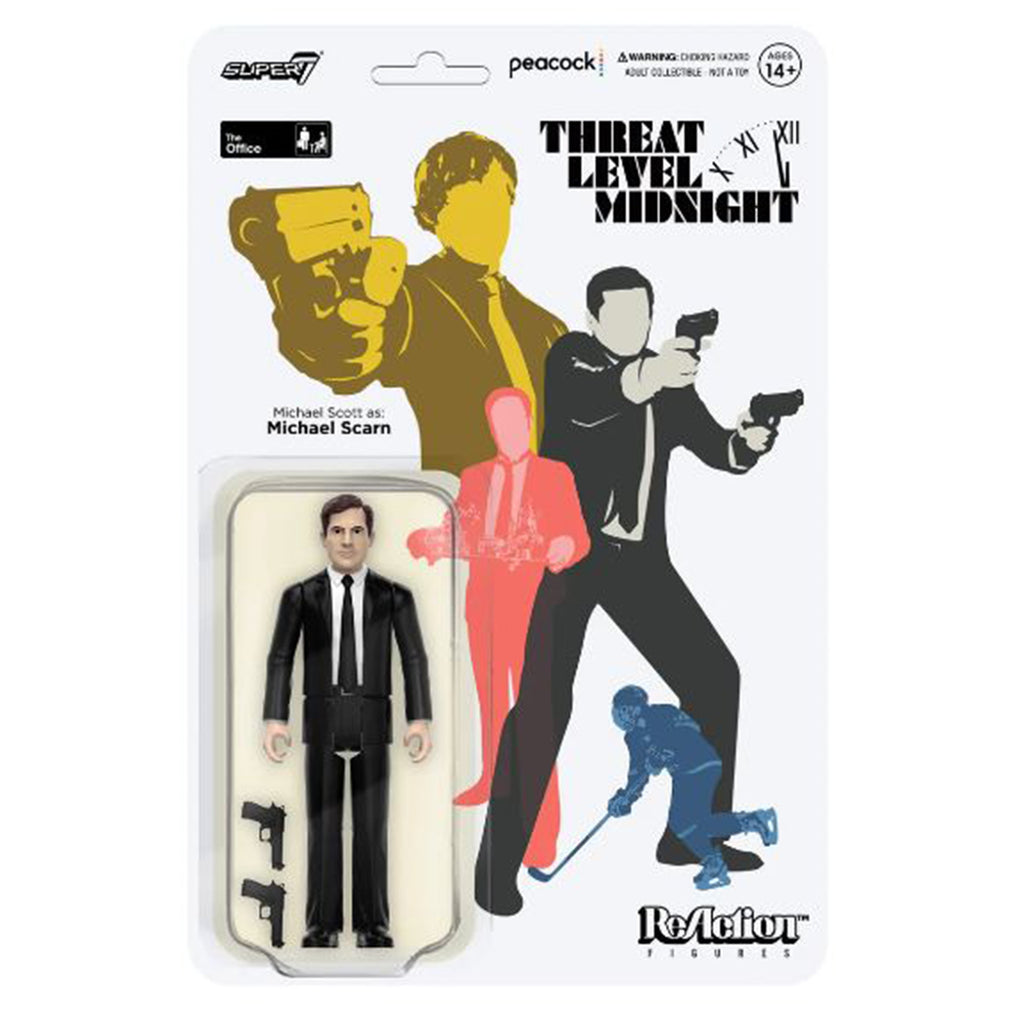 Super7 The Office Michael Scott As Michael Scarn Reaction Figure