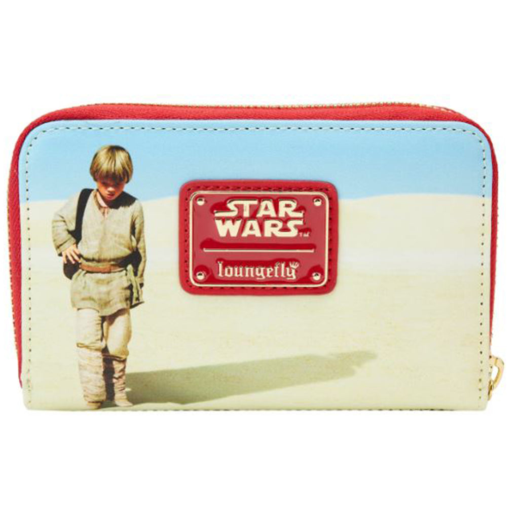 Loungefly Star Wars Scenes Series Phantom Menace Zip Around Wallet