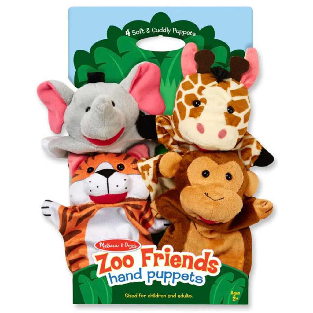 Melissa And Doug Zoo Friends Hand Puppets