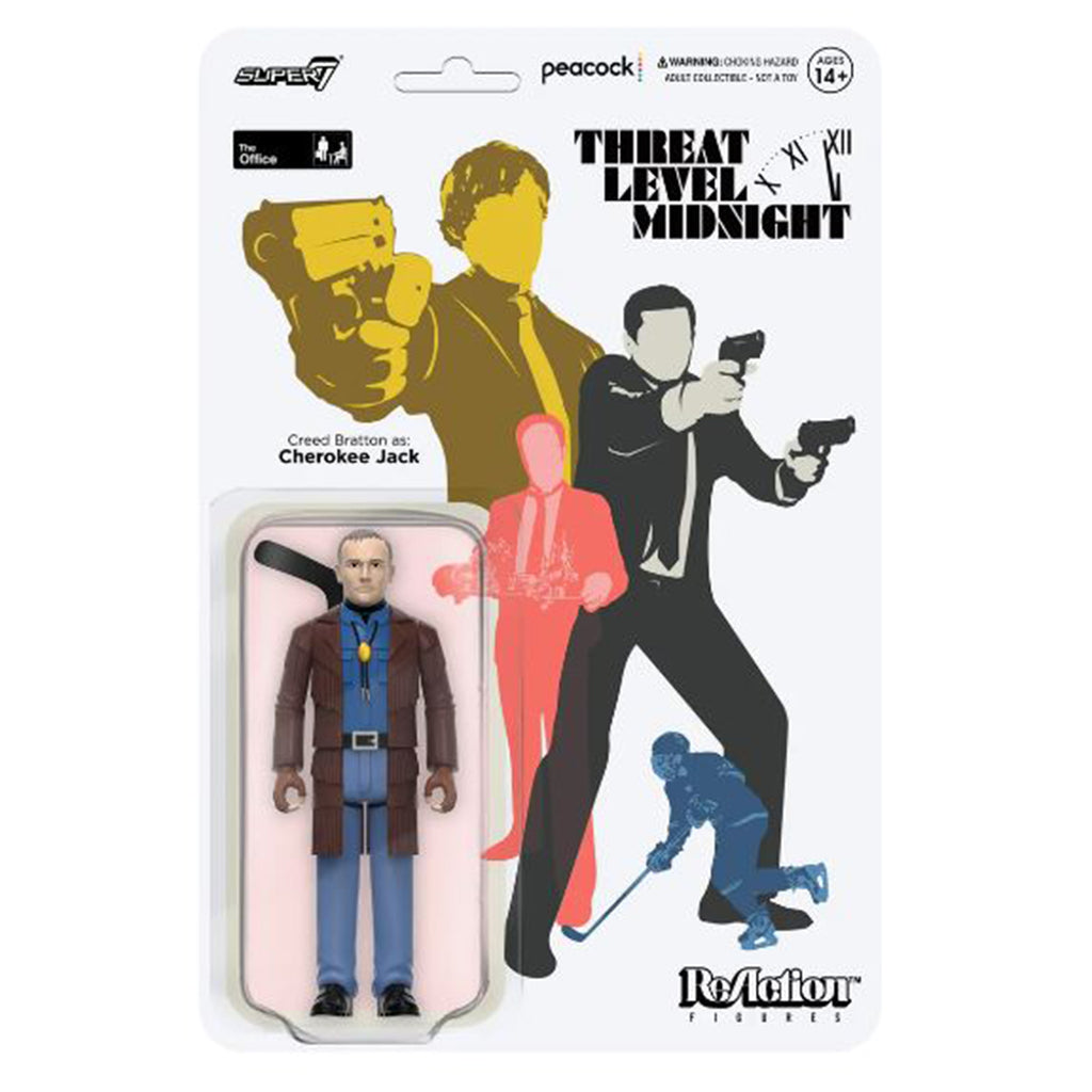 Super7 The Office Creed Bratton As Cherokee Jack Reaction Figure - Radar Toys