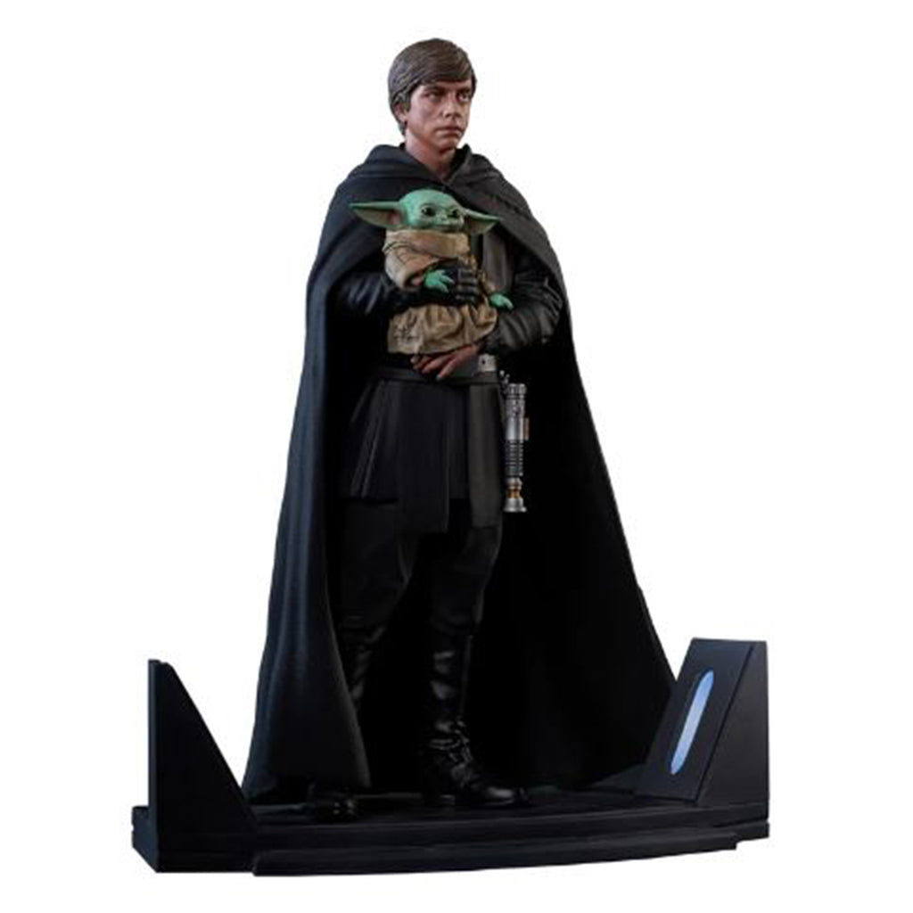 Gentle Giant Star Wars Premier Collection Luke Skywalker Grogu Statue