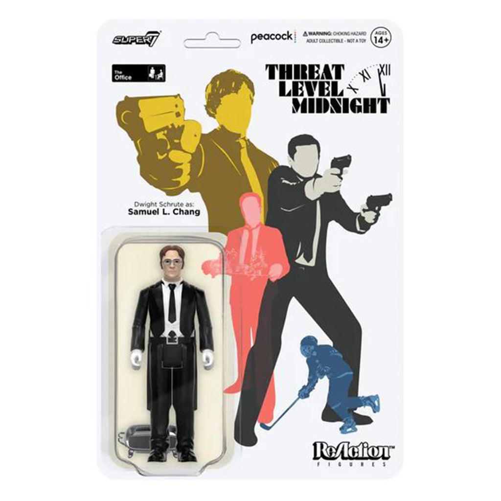 Super7 The Office Dwight Schrute As Samuel L Chang Reaction Figure