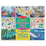 Melissa And Doug Under The Sea Reusable Sticker Pad - Radar Toys