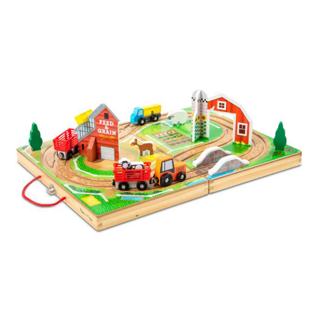 Melissa And Doug Take Along Farm Wooden Play Set