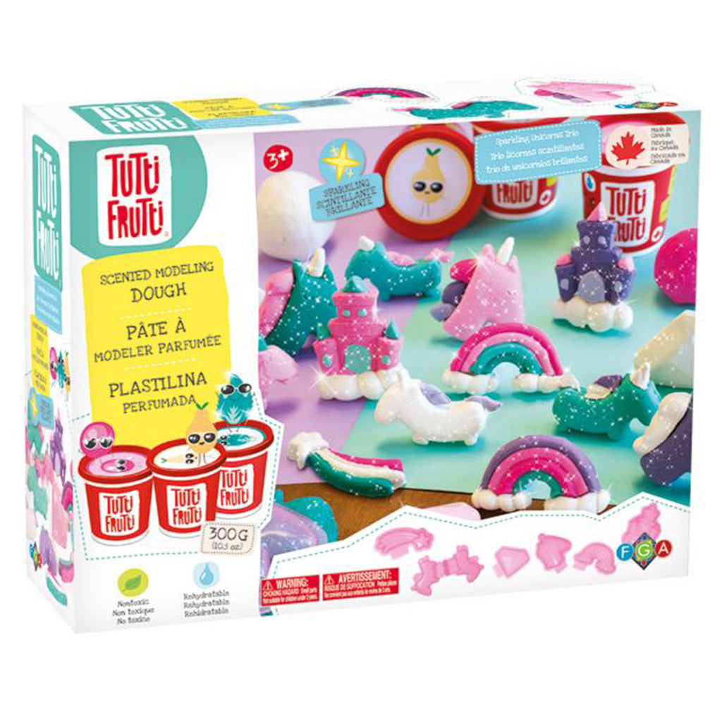Family Games America Tutti Frutti Sparkling Unicorn Trio Kit - Radar Toys