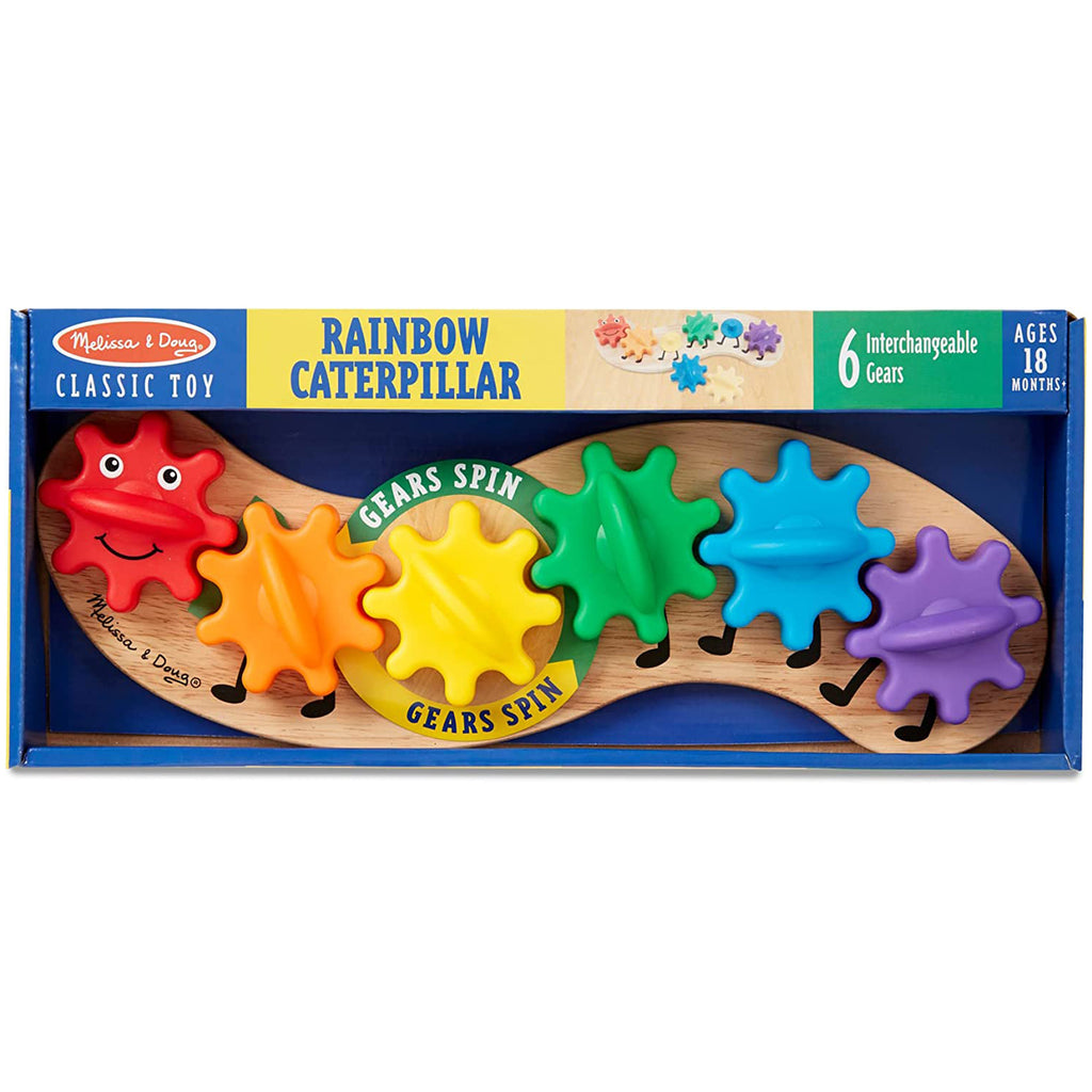 Melissa And Doug Caterpillar Gear Wooden Set