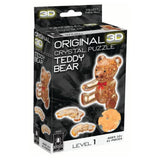 Bepuzzled Gold Teddy Bear 3D Crystal Puzzle - Radar Toys