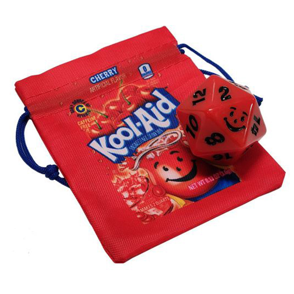 USAopoly Kool-Aid D20 20 Sided Die With Custom Bag - Radar Toys