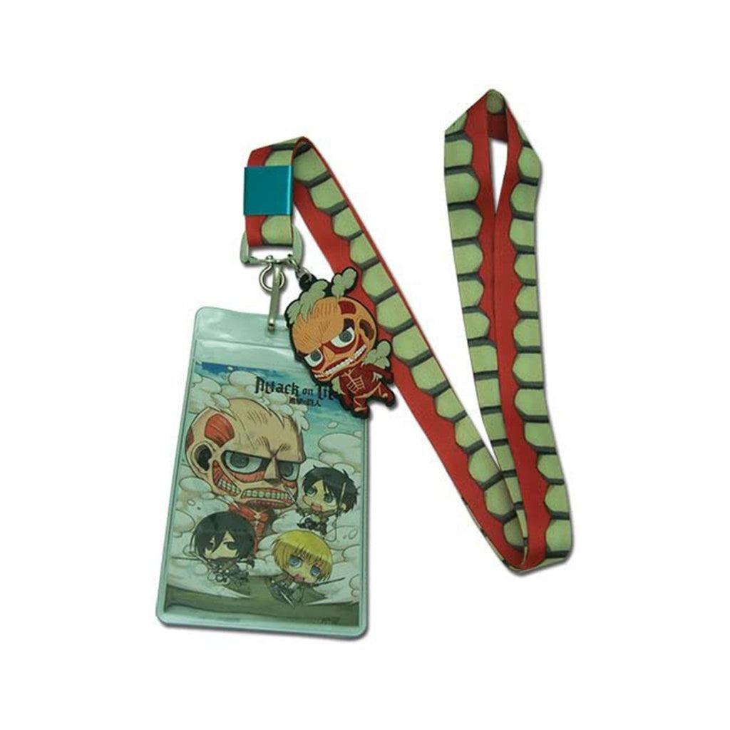 Attack On Titan Chibi Titan Lanyard