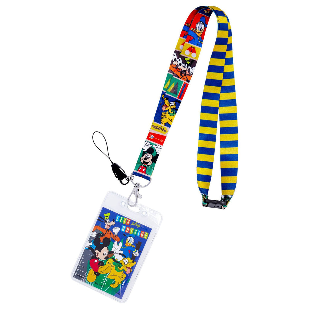 Disney Mickey And Gang Lanyard Card Holder