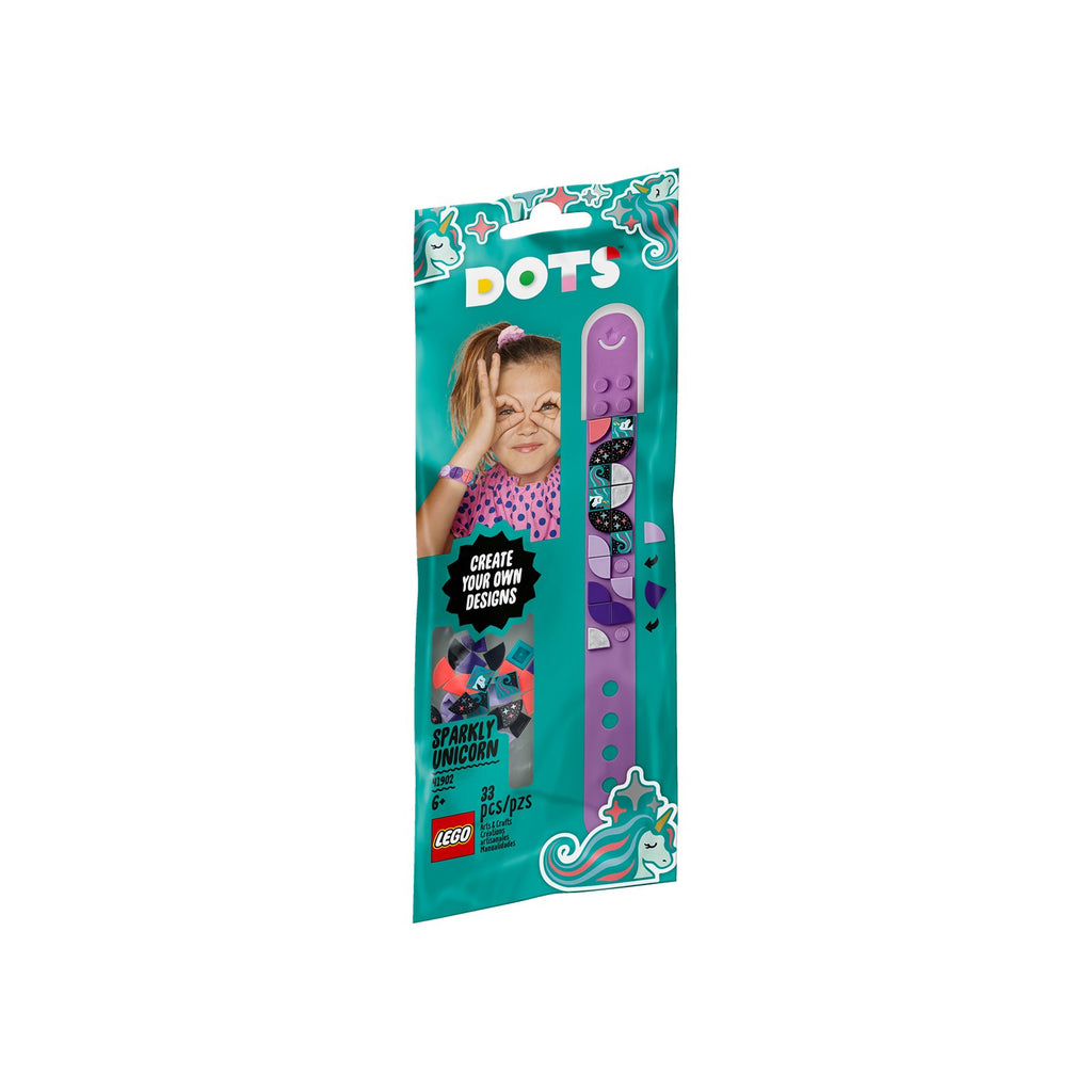 LEGO® Dots Sparkly Unicorn Bracelet Building Set 41902