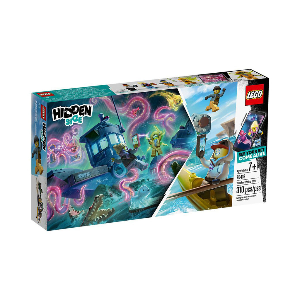 LEGO® Hidden Side Wrecked Shrimp Boat Building Set 70419
