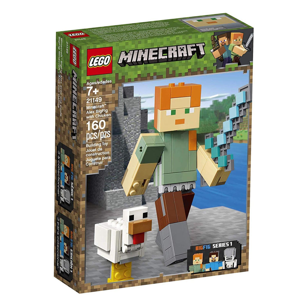LEGO® Minecraft Alex BigFig With Chicken Building Set 21149 - Radar Toys