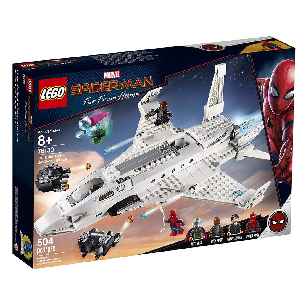 LEGO® Spider-Man Far From Home Stark Jet Drone Attack Building Set 76130