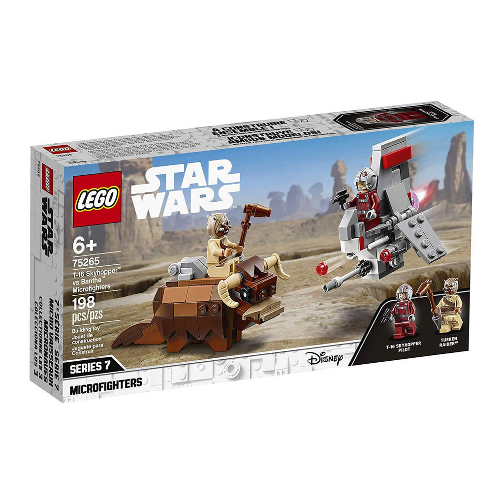LEGO® Star Wars T-16 Skyhopper VS Bantha Microfighter Building Set 75265