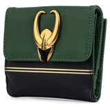 Loungefly Marvel Loki Hardware Wallet With Zip Coin Pouch - Radar Toys