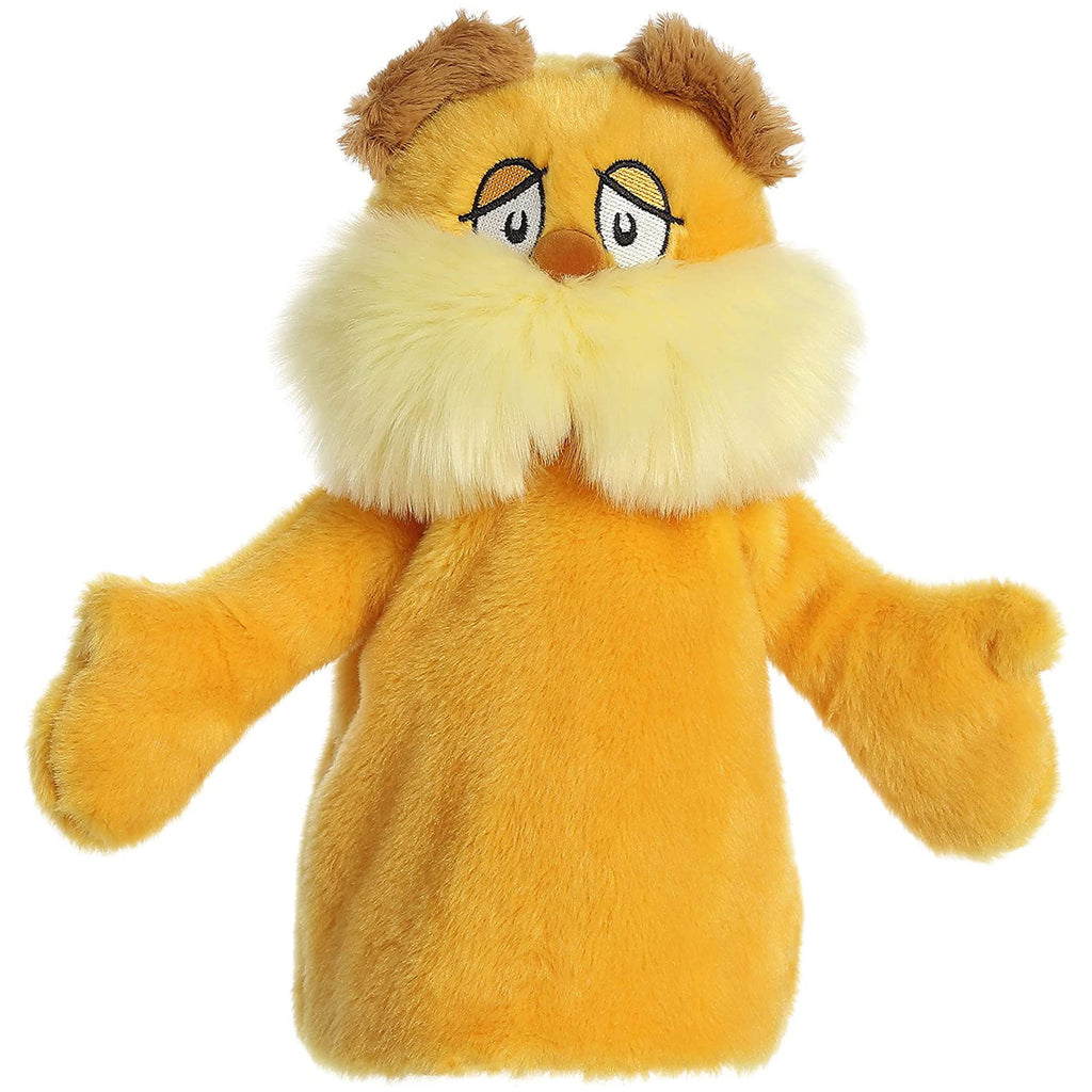 Aurora Dr Seuss Lorax Hand Puppet 10 Inch Plush Figure - Radar Toys