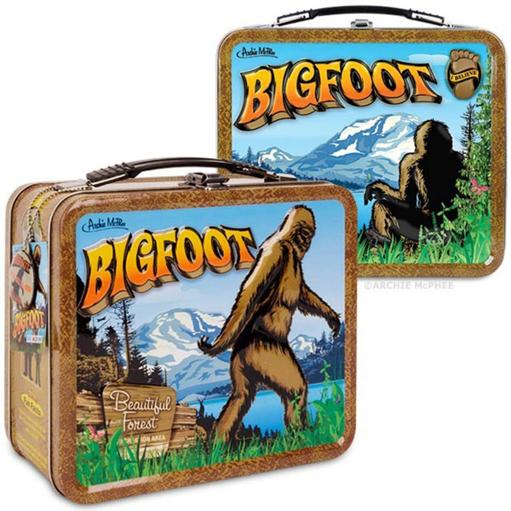 Big Foot Metal Tin Lunch Box