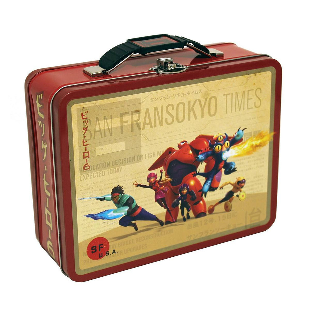 Big Hero 6 Metal Carry All Tin Lunch Box - Radar Toys
