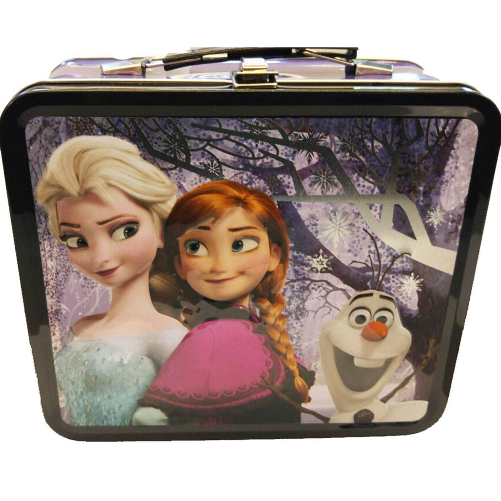Disney Frozen Metal Lunch Box Elsa Anna Olaf