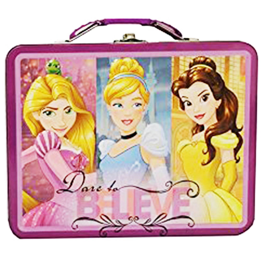 Disney Princess Metal Tin Lunch Box Dare To Believe
