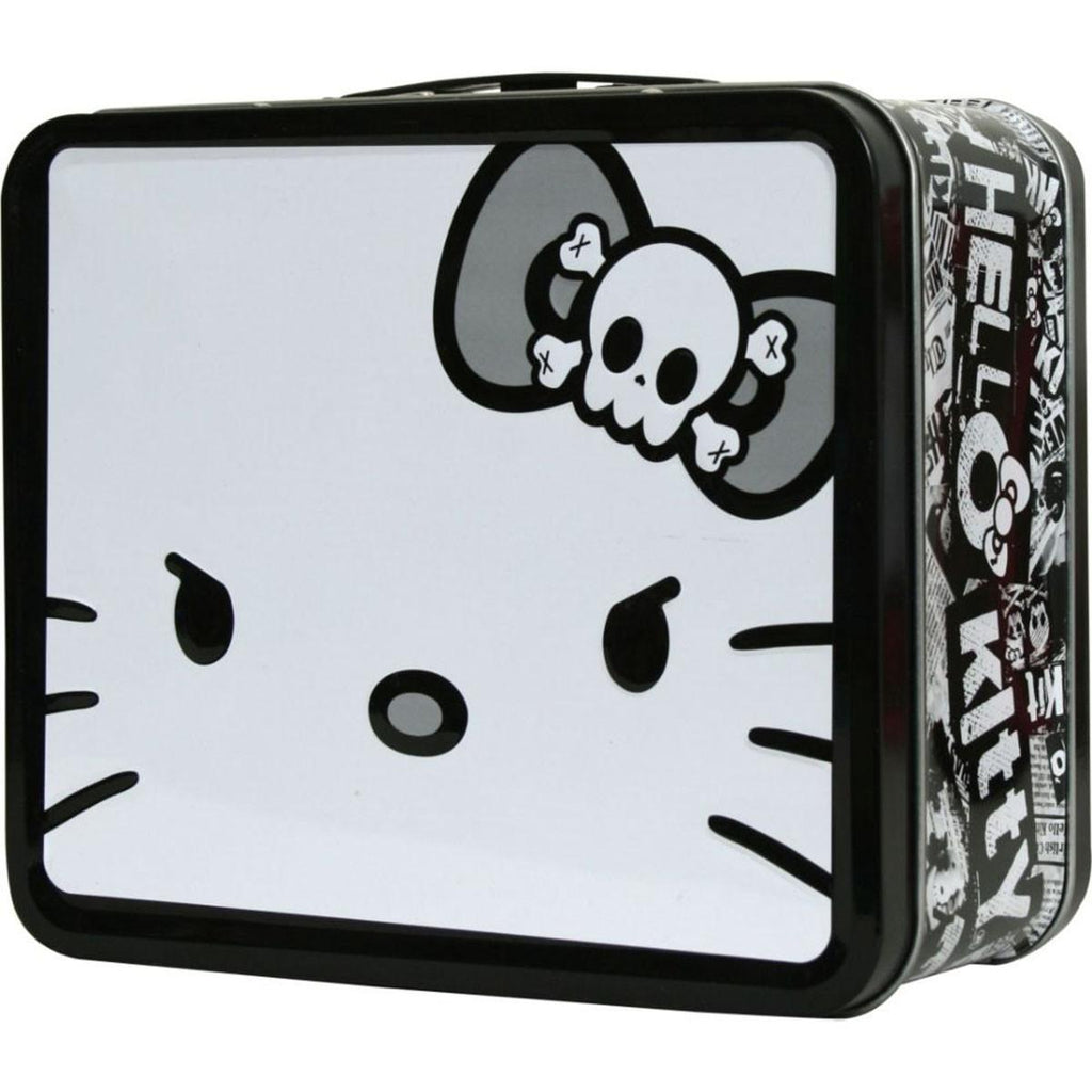 Hello Kitty Metal Tin Lunch Box Angry Giant Face