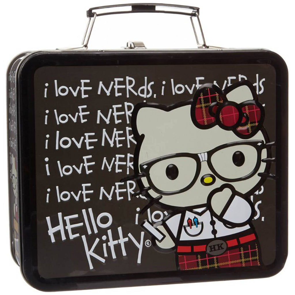 Hello Kitty Nerds Chalkboard Metal Lunch Box