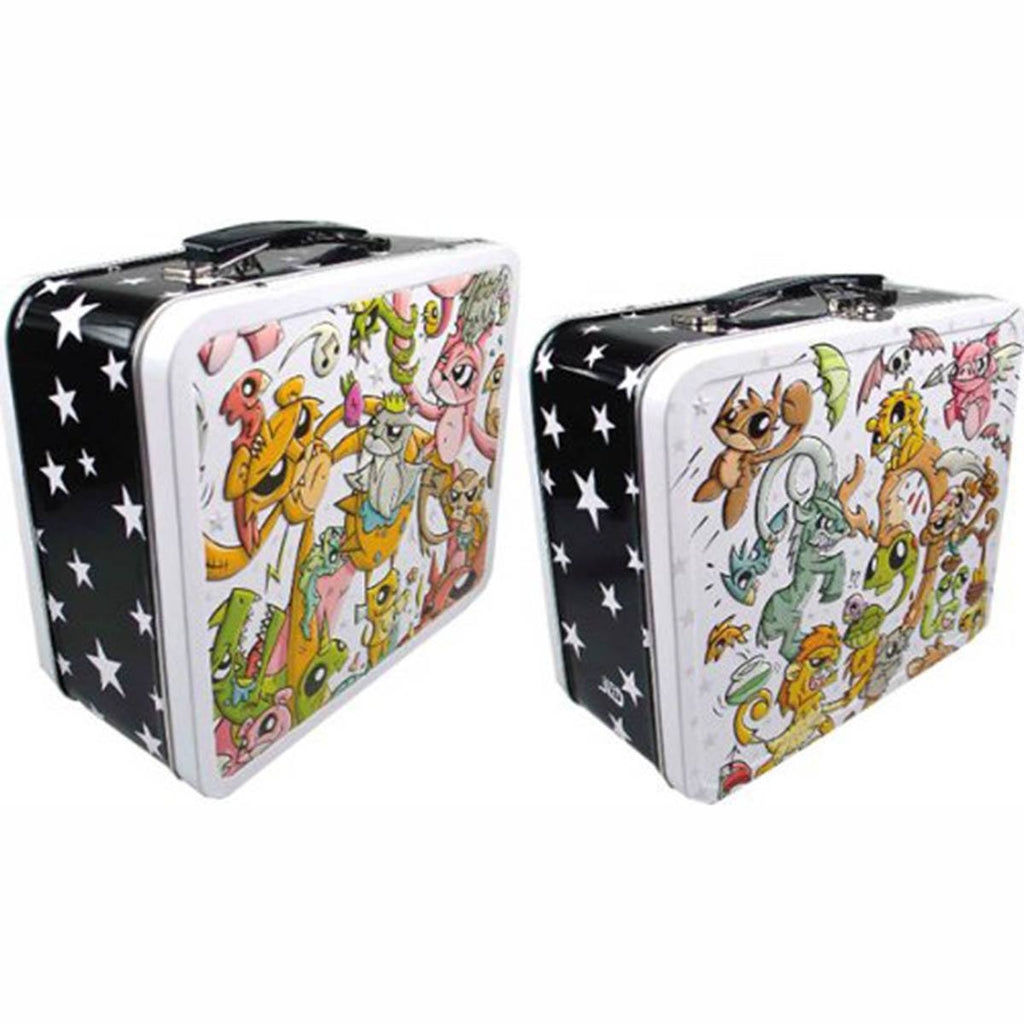Joe Ledbetter Creature Collage Metal Tin Lunch Box