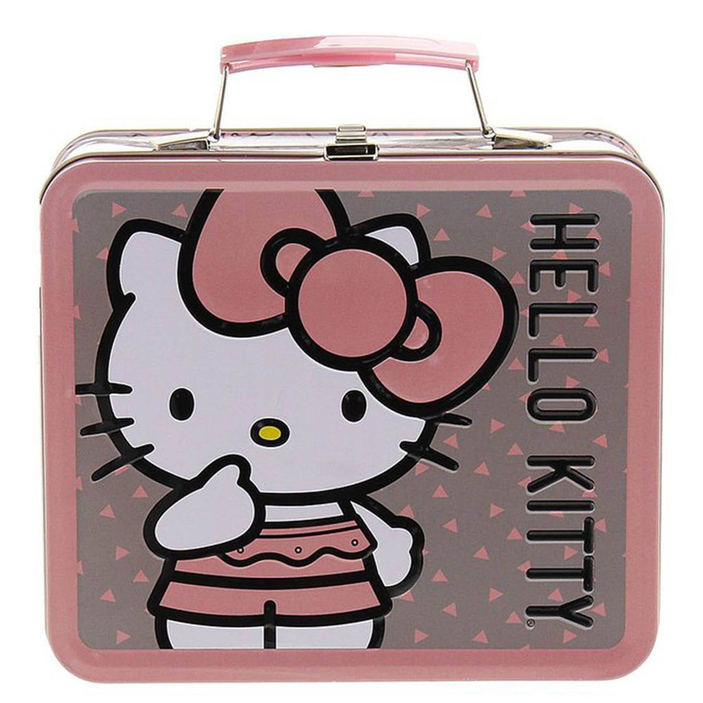 Loungefly Hello Kitty Pink Big Bow Metal Lunch Box