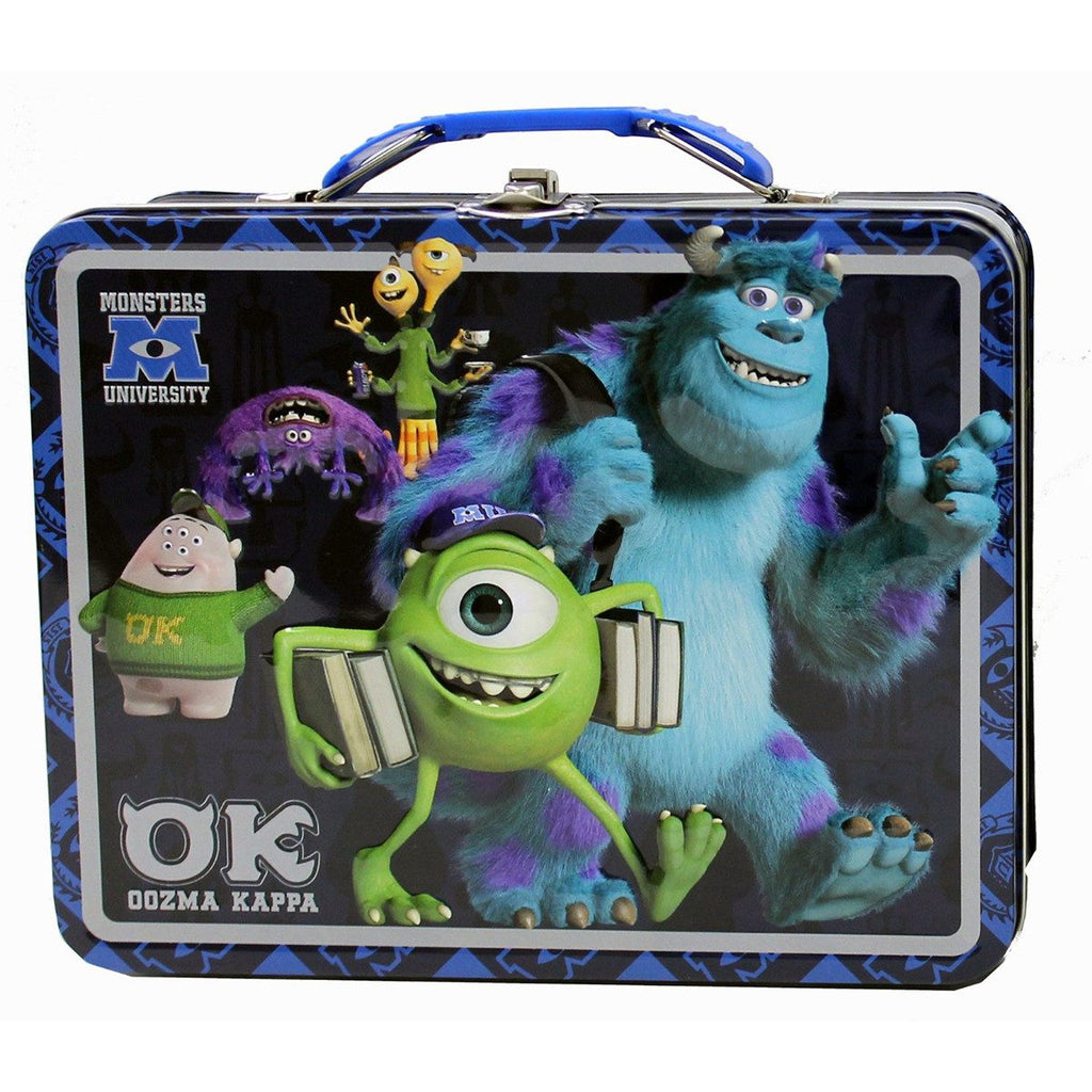 Monsters Inc University Metal Tin Lunch Box Oozma Kappa - Radar Toys