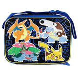 Pokemon Pikachu Black And Blue Soft Shell Lunch Box - Radar Toys
