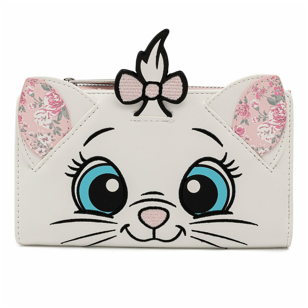 Loungefly Disney Aristocats Marie Floral Face Flap Wallet