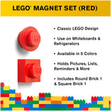 LEGO® Storage Magnet Set Of 2 Red - Radar Toys