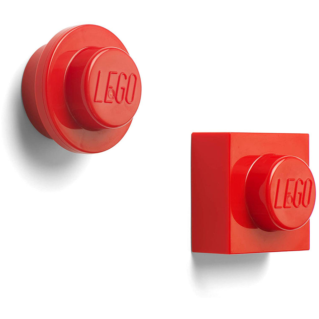 LEGO® Storage Magnet Set Of 2 Red