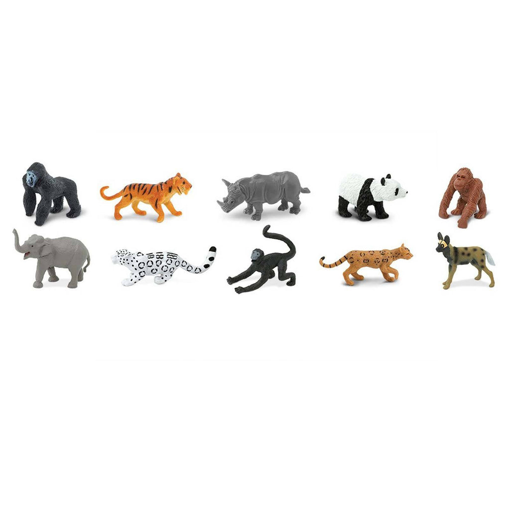 Endangered Species Land Animals Toob Mini Figures Safari Ltd - Radar Toys