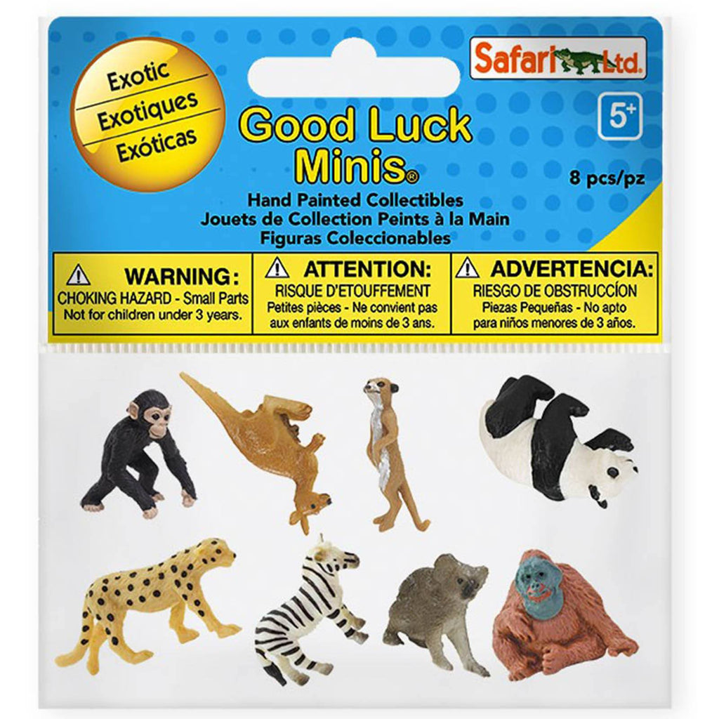 Exotic Fun Pack Mini Good Luck Figures Safari Ltd - Radar Toys