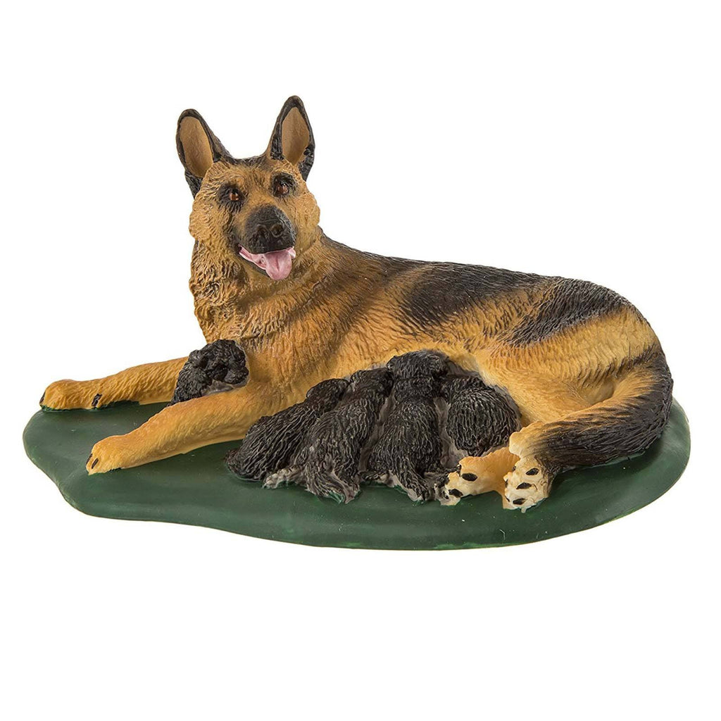 German Shepherd With Puppies Dogs Figure Safari Ltd