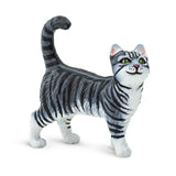 Gray Tabby Cat Animal Figure Safari Ltd 100128 - Radar Toys