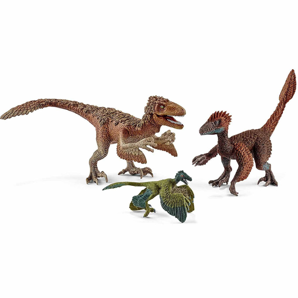Schleich Feathered Raptors Dinosaur Figure Set 42347