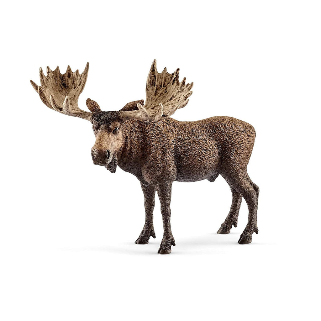 Schleich Moose Bull Animal Figure