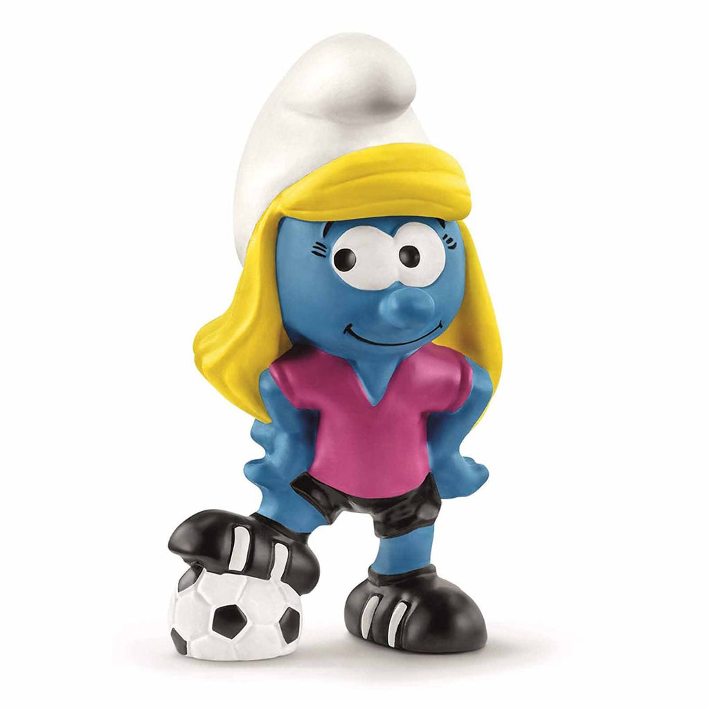 Schleich Smurfs Football Smurfette Figure 20805