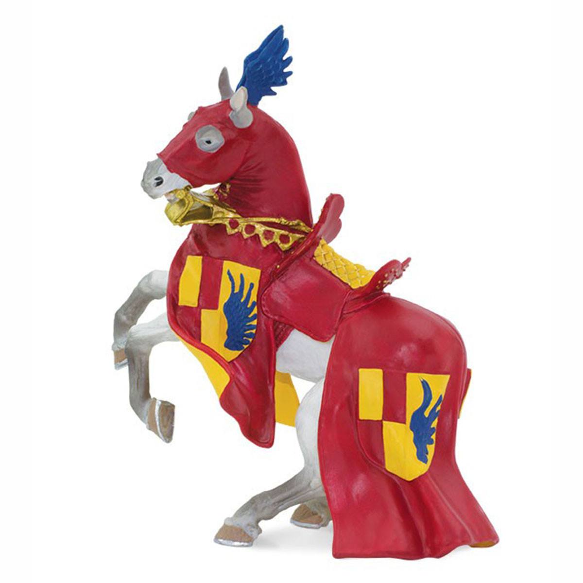 Horse with Red Robe and Blue Wings Figure Safari LTD