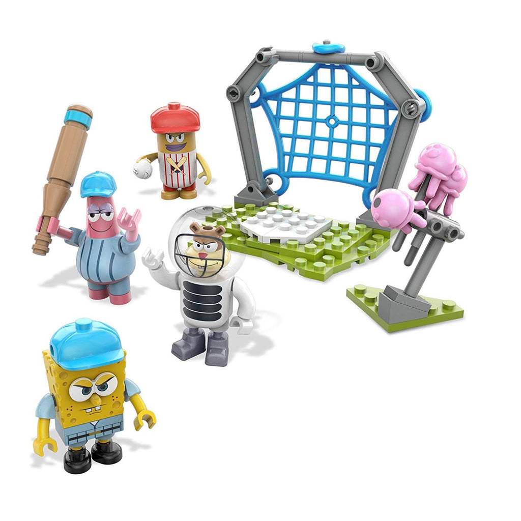 Mega Bloks Spongebob Squarepants Jellyfish Baseball Building Set