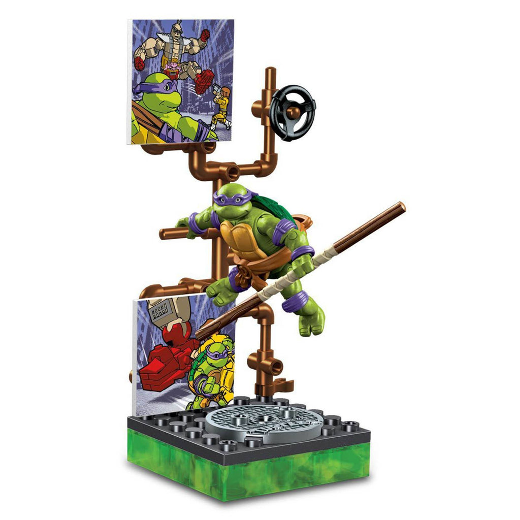 Mega Bloks Teenage Mutant Ninja Turtles Collector Classic Donatello Figure - Radar Toys