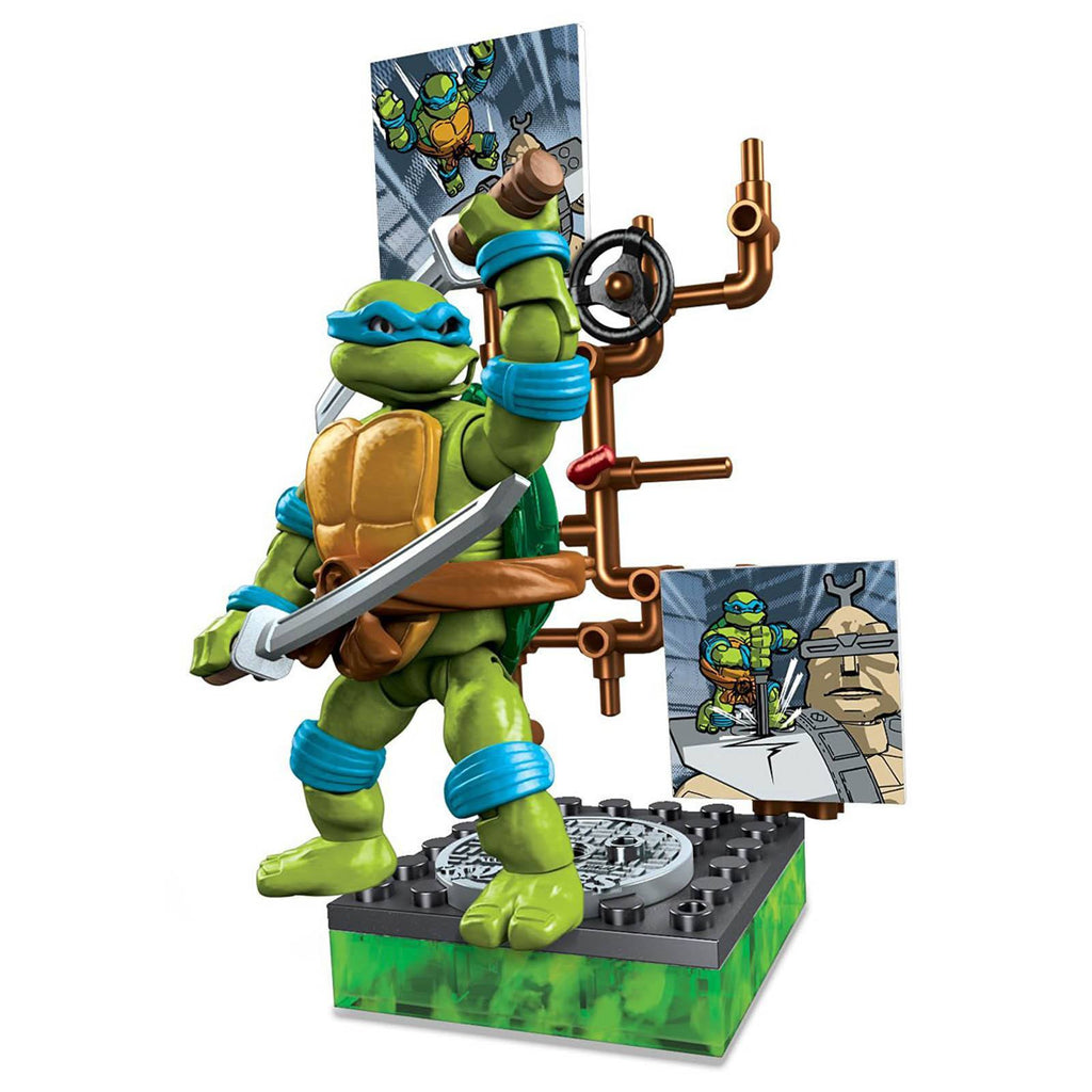 Mega Bloks Teenage Mutant Ninja Turtles Collector Classic Leonardo Figure - Radar Toys