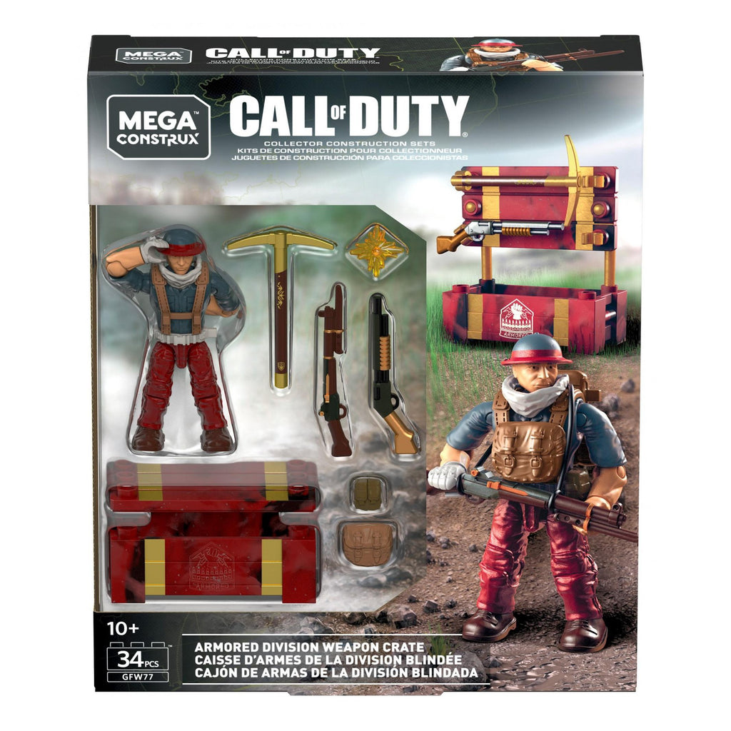 Mega Construx Call Of Duty Armored Division Weapon Create Building Set