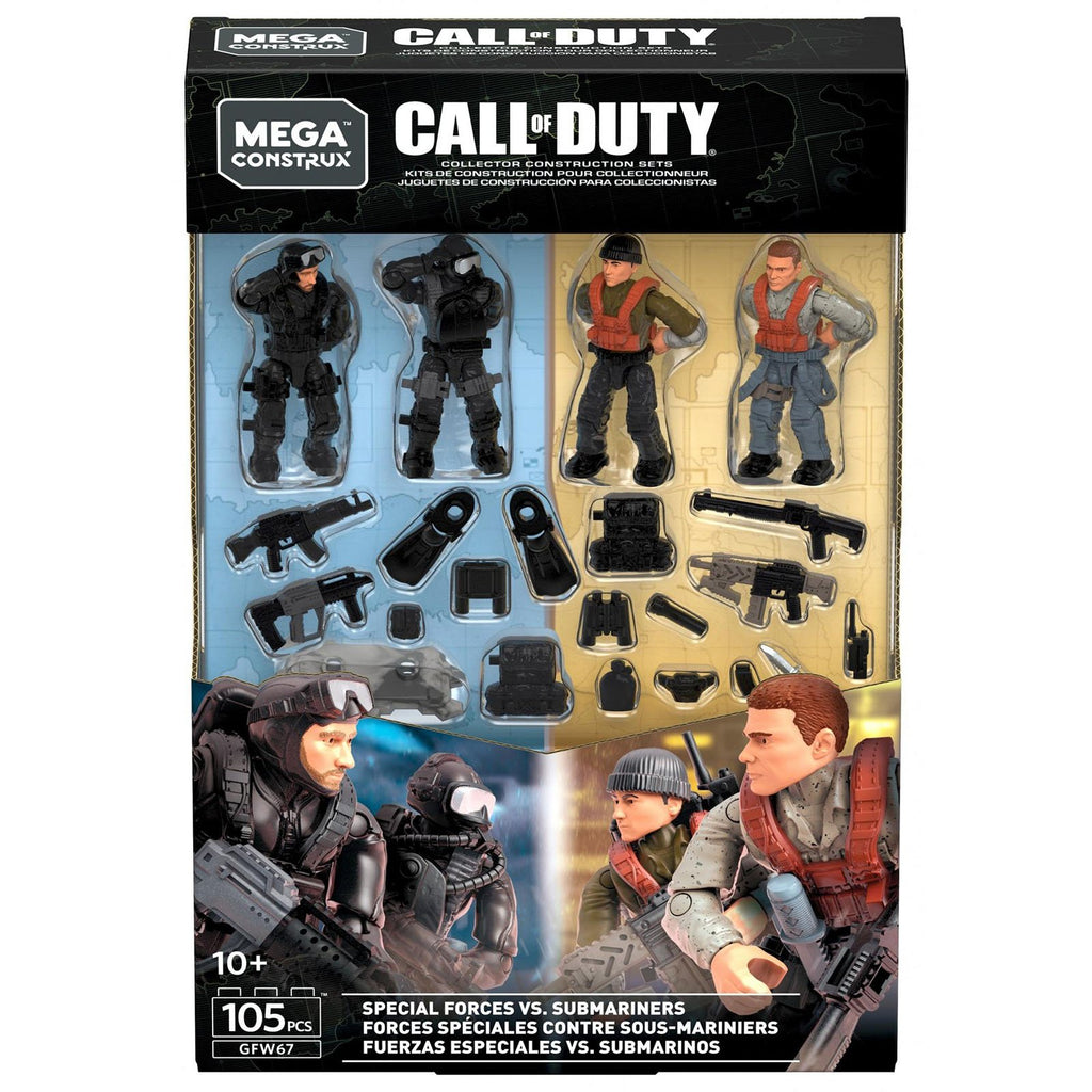 Mega Construx Call Of Duty Special Forces VS Submariners Set
