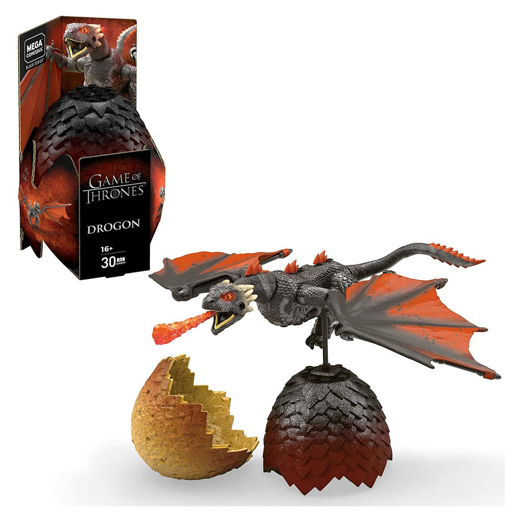 Mega Construx Game Of Thrones Black Series Drogon Building Set